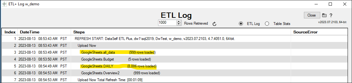ETL+ for Google Sheets